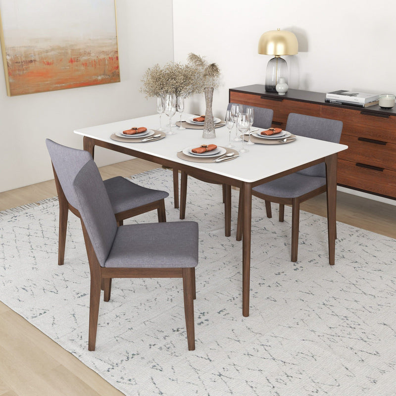 Laura - Mid-Century Modern Solid Wood Dining Chair (Set of 2) - R&R Furniture Gallery (Fountain Valley, CA)