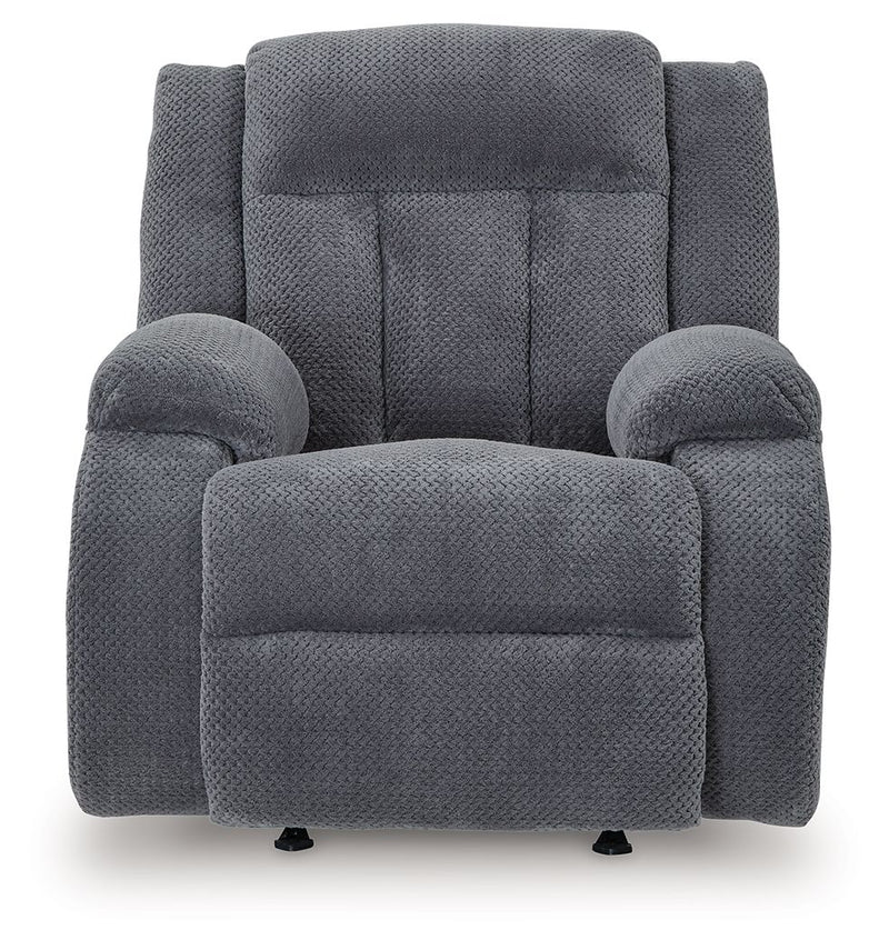 Observation - Power Rocker Recliner - Steel - R&R Furniture Gallery (Fountain Valley, CA)