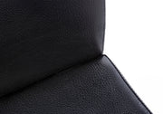 Dining Chair Side Upholstered, For Dining Room (Set of 2) - Black - R&R Furniture Gallery (Fountain Valley, CA)