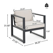 Navan - Outdoor Patio Club Chair - R&R Furniture Gallery (Fountain Valley, CA)