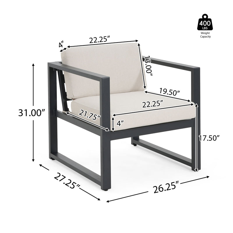Navan - Outdoor Patio Club Chair - R&R Furniture Gallery (Fountain Valley, CA)