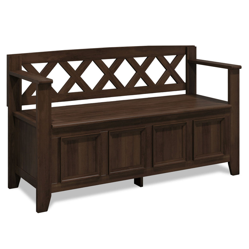 Amherst - Compact Entryway Storage Bench - R&R Furniture Gallery (Fountain Valley, CA)