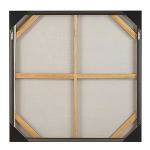 Walking The Line - Minimalist Canvas Art - Gray