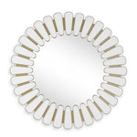 Miran - Glass Round Mirror - White