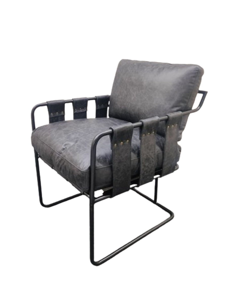 Strapling - Leather Dining Chair - R&R Furniture Gallery (Fountain Valley, CA)