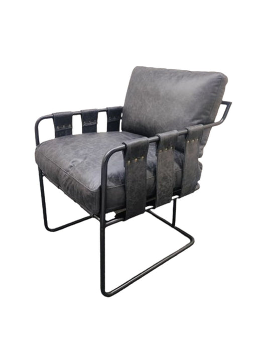 Strapling - Leather Dining Chair - R&R Furniture Gallery (Fountain Valley, CA)