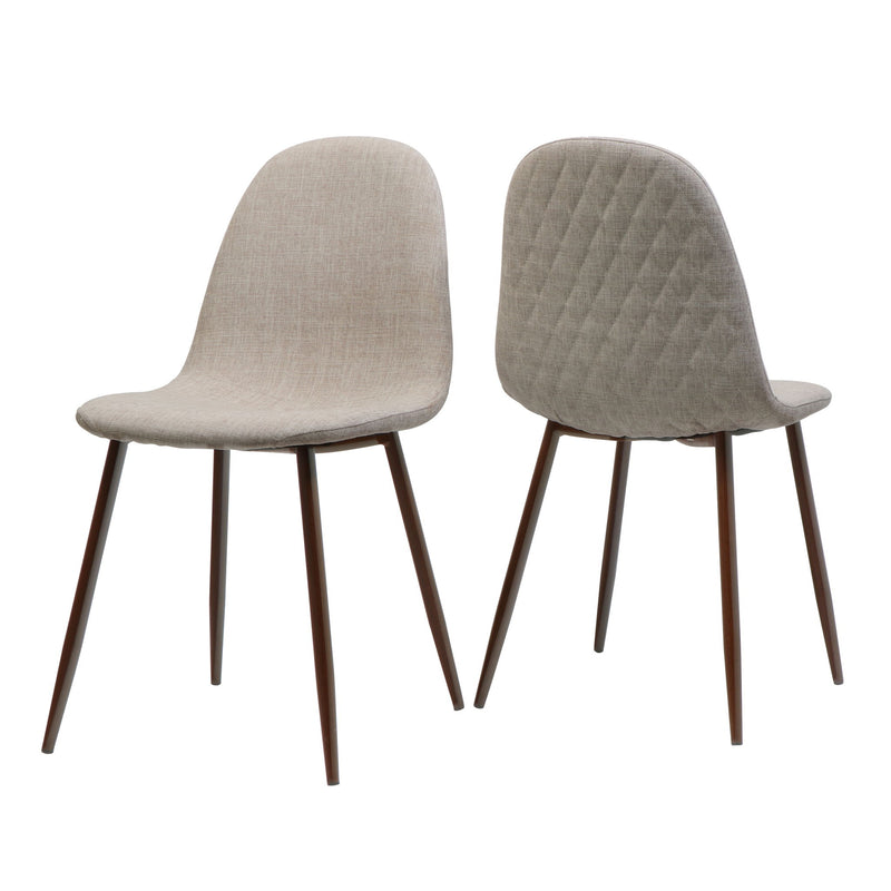Elegant Dining Chair Set With Fabric - R&R Furniture Gallery (Fountain Valley, CA)