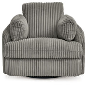 Tie-breaker - Swivel Glider Recliner - R&R Furniture Gallery (Fountain Valley, CA)