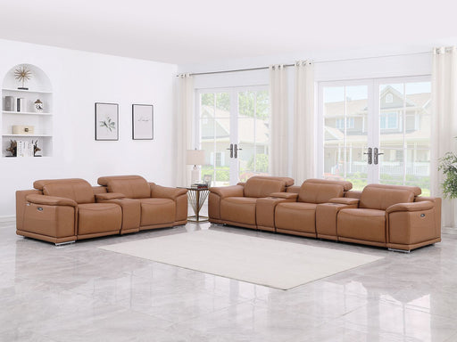 9762 - 8-Piece Modular Power Reclining Sofa And Console Loveseat Set With - R&R Furniture Gallery (Fountain Valley, CA)