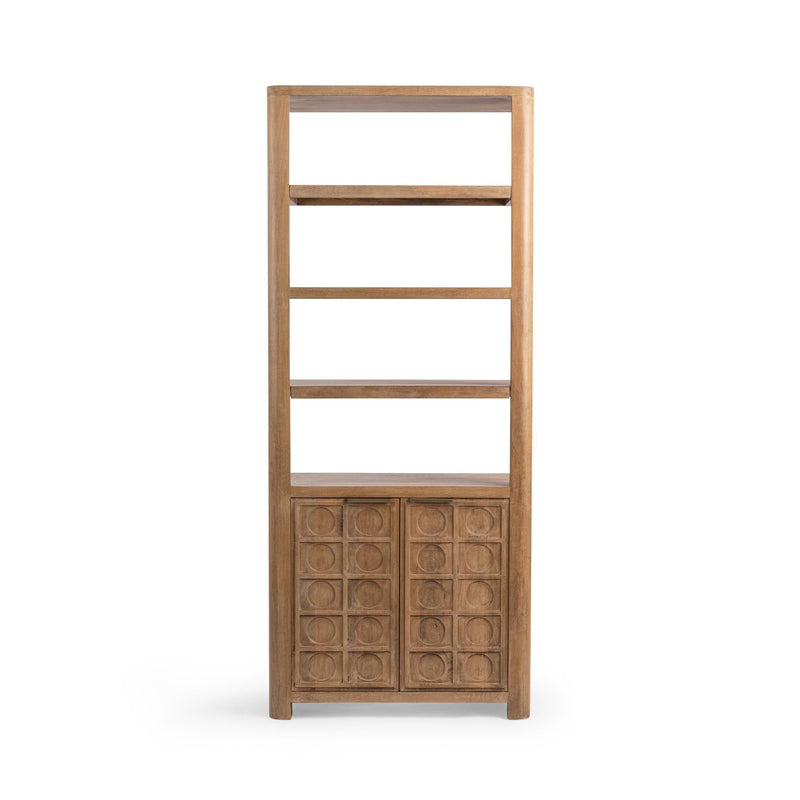 Cleveland - Bookcase - Sandy Taupe - R&R Furniture Gallery (Fountain Valley, CA)