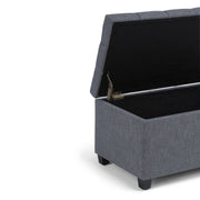 Sienna - Upholstered Storage Ottoman Bench - R&R Furniture Gallery (Fountain Valley, CA)