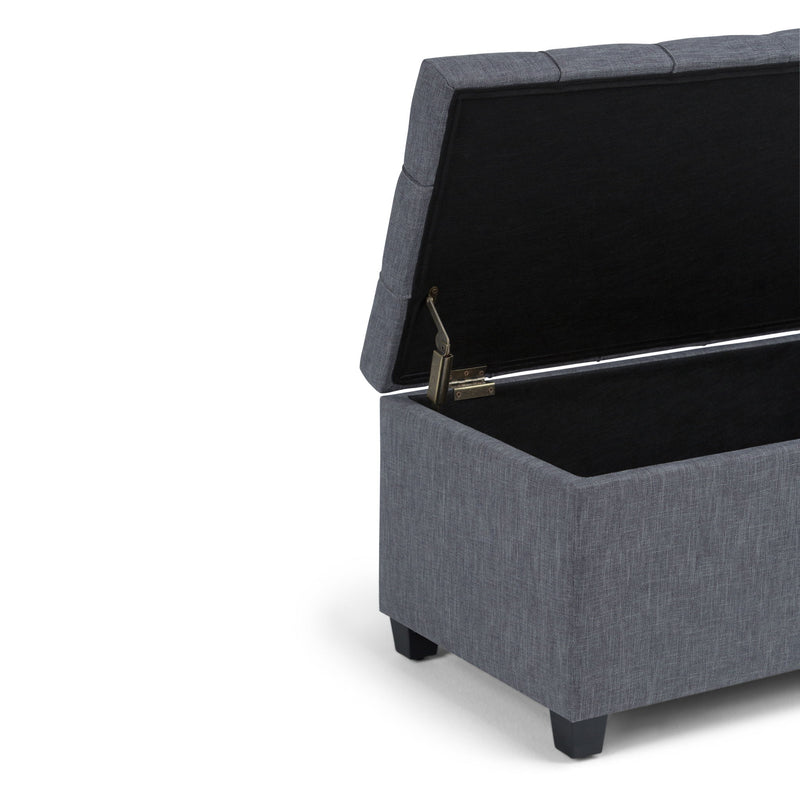 Sienna - Upholstered Storage Ottoman Bench - R&R Furniture Gallery (Fountain Valley, CA)