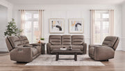 Parker Living Lawson power reclining 3-piece sofa set with plush cushions and modern design for stylish living room decor.