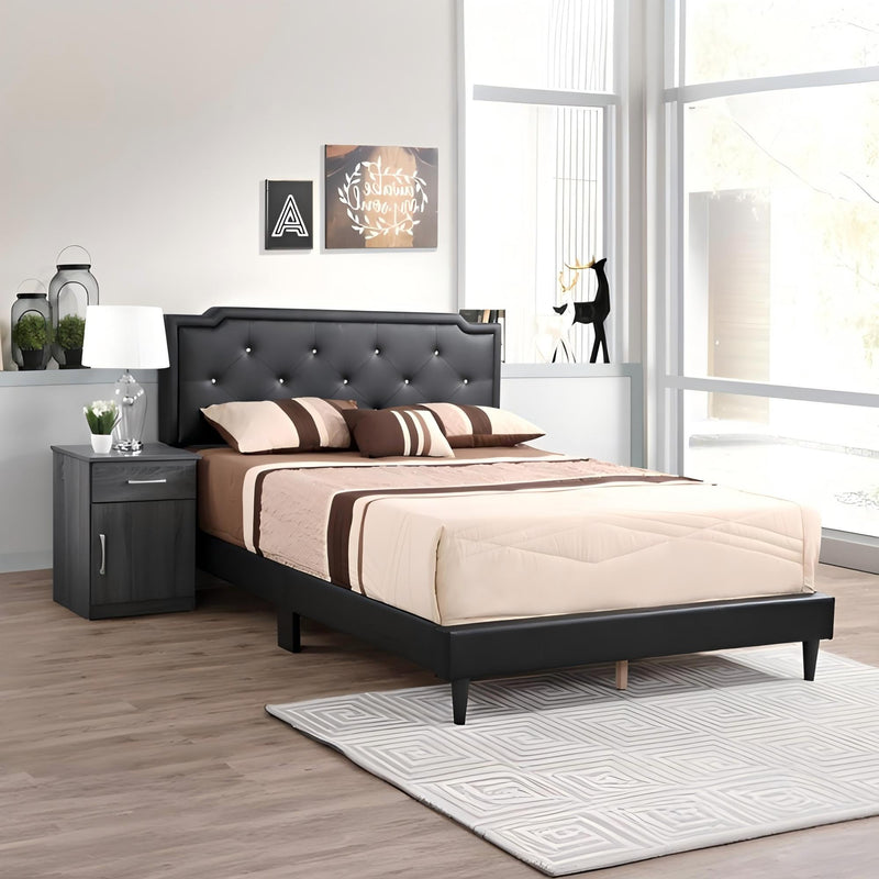 Button Tufted Bed Charming For Cozy Spaces - R&R Furniture Gallery (Fountain Valley, CA)