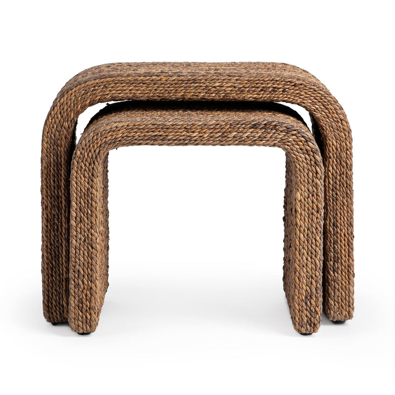 Luma - Nesting Tables (Set of 2) - Harvest Abaca