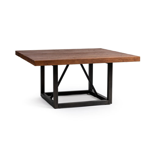 Classic Home Messina dining table in brown and black wood finish, showcasing a sleek rectangular design for modern dining spaces.