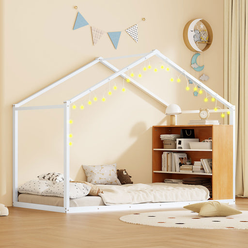 Bed House Frame With Shelves And Lights - R&R Furniture Gallery (Fountain Valley, CA)