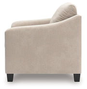 Willarae - 2 Pc. - Chair And A Half, Ottoman - Taupe - R&R Furniture Gallery (Fountain Valley, CA)