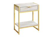 Accent Side Table, Storage Drawer, Spacious Tabletop - R&R Furniture Gallery (Fountain Valley, CA)
