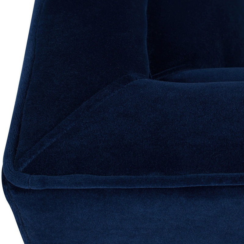 Jack - Modern Tuxedo Tufted Sofa - Navy Blue - R&R Furniture Gallery (Fountain Valley, CA)