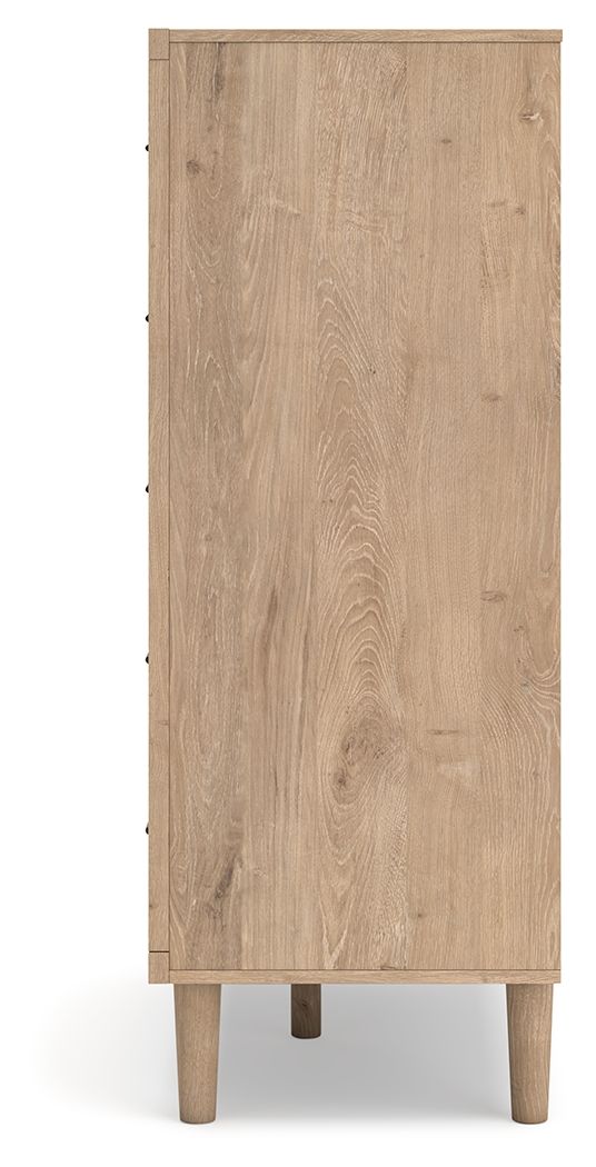 Cielden - Five Drawer Wide Chest - Two-Tone - R&R Furniture Gallery (Fountain Valley, CA)