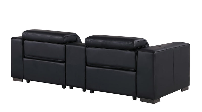 1208 - Dual Power Reclining Console Loveseat