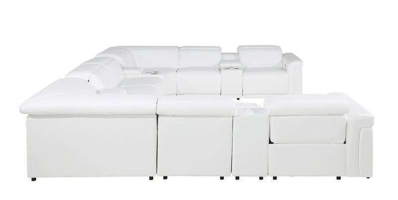1126 - 12-Piece U-Shaped Sectional Sofa In With 4 Power Recliners & Power Headrests
