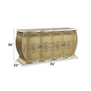 Bernadette - Server - Gold - R&R Furniture Gallery (Fountain Valley, CA)
