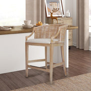Casual Handcrafted Rattan Counter Stool - R&R Furniture Gallery (Fountain Valley, CA)