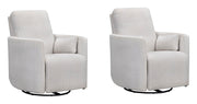 Turner - Manual Swivel Glider Recliner (Set of 2) - R&R Furniture Gallery (Fountain Valley, CA)