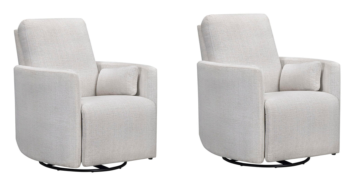 Turner - Manual Swivel Glider Recliner (Set of 2) - R&R Furniture Gallery (Fountain Valley, CA)