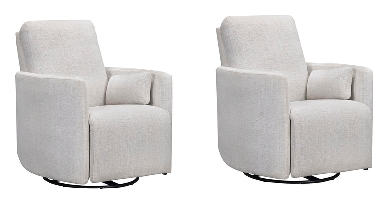 Turner - Manual Swivel Glider Recliner (Set of 2) - R&R Furniture Gallery (Fountain Valley, CA)