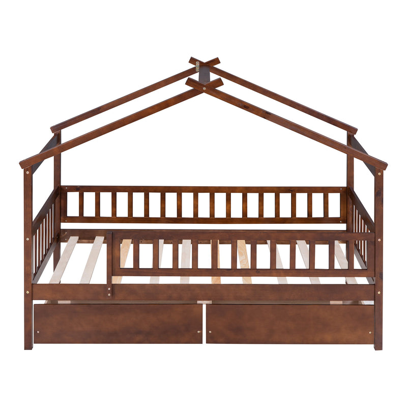 House Bed With 2 Drawers - R&R Furniture Gallery (Fountain Valley, CA)