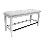 Americana Modern Dining - Upholstered Counter Bench - Cotton - R&R Furniture Gallery (Fountain Valley, CA)