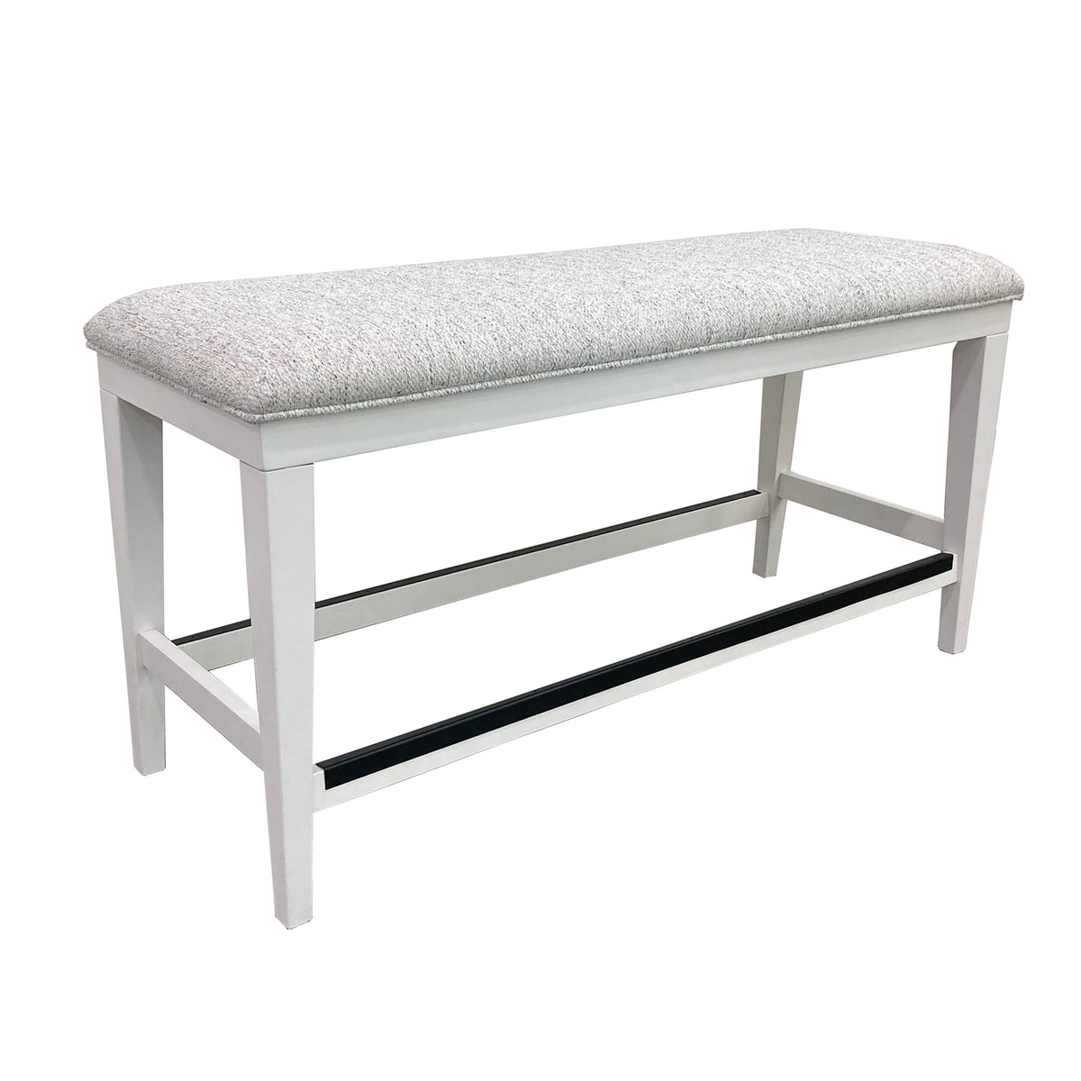 Americana Modern Dining - Upholstered Counter Bench - Cotton - R&R Furniture Gallery (Fountain Valley, CA)