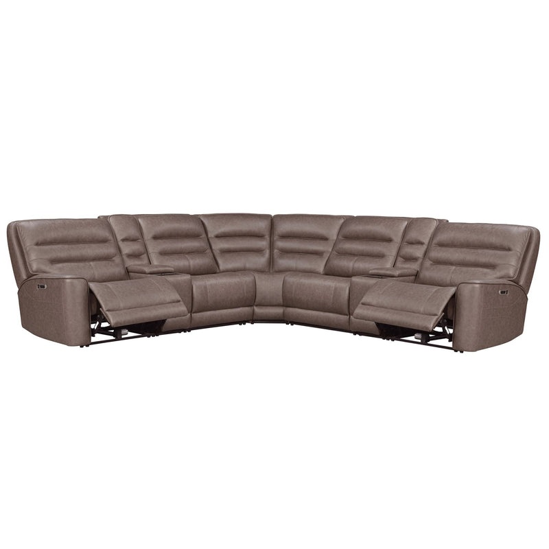 Lawson - Power Reclining Sectional With Adjustable Headrests
