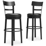 Valebeck - Tall Upholstered Swivel Barstool - R&R Furniture Gallery (Fountain Valley, CA)