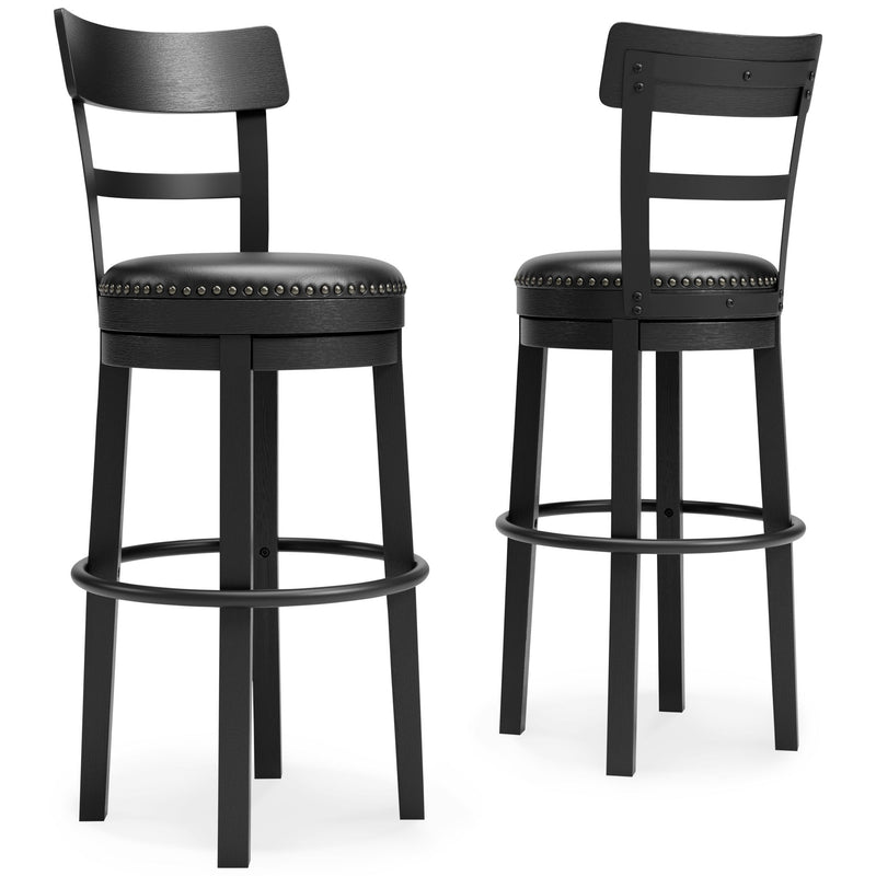 Valebeck - Tall Upholstered Swivel Barstool - R&R Furniture Gallery (Fountain Valley, CA)