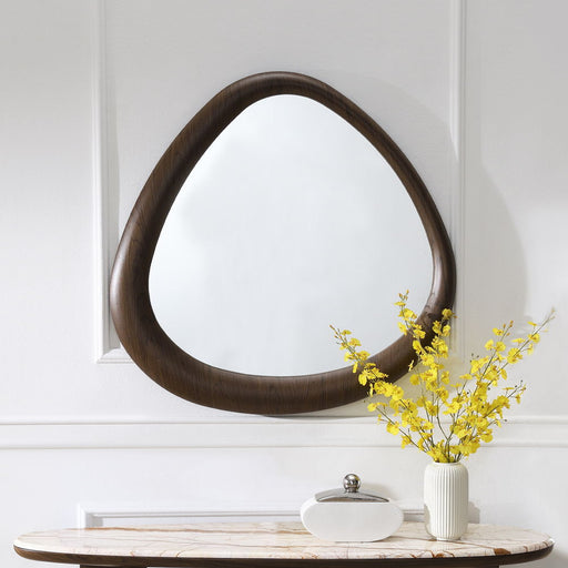 Haidar - Accent Mirror - Brown - R&R Furniture Gallery (Fountain Valley, CA)