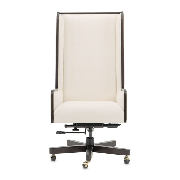 Belmont Place - Swivel Desk Chair - Espresso / Cream