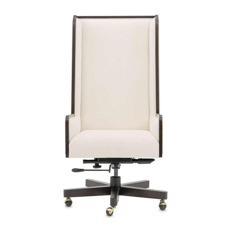 Belmont Place - Swivel Desk Chair - Espresso / Cream