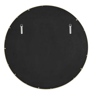 Crinkle - Round Mirror - Brass
