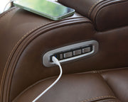 Knightington - Power Reclining Sofa With Audio Seating - R&R Furniture Gallery (Fountain Valley, CA)