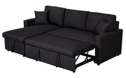 Paisley - Fabric Reversible Sleeper Sectional Sofa With Storage Chaise - R&R Furniture Gallery (Fountain Valley, CA)