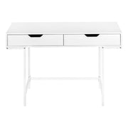 Computer Desk For Home Office, Storage Drawers, Marble Look Contemporary & Modern - R&R Furniture Gallery (Fountain Valley, CA)