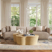 Sylvie - 4-Seater Sofa - Cream - R&R Furniture Gallery (Fountain Valley, CA)