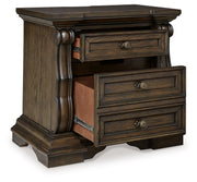 Maylee - Three Drawer Night Stand - Dark Brown - R&R Furniture Gallery (Fountain Valley, CA)
