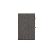 Modern 2 Drawer Nightstand - Brown - Wood - R&R Furniture Gallery (Fountain Valley, CA)