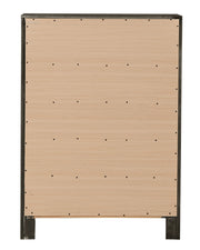 Gray transitional elegant storage chest by Glory Furniture, showing a stylish accent chest with detailed wood finish and functional storage space.
