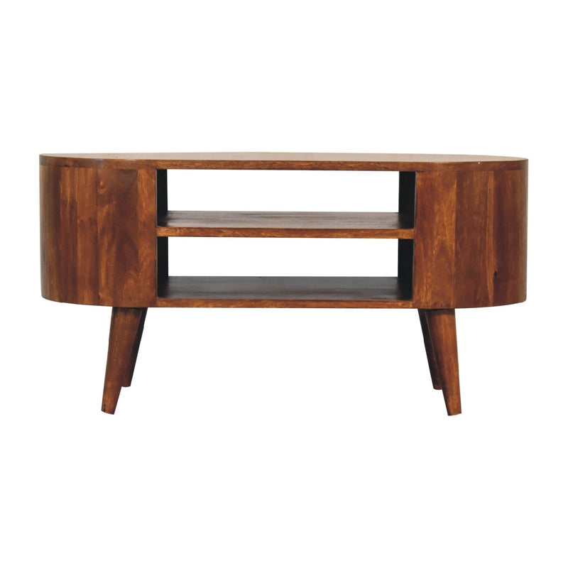 Cortez - Media Unit - Chestnut - R&R Furniture Gallery (Fountain Valley, CA)